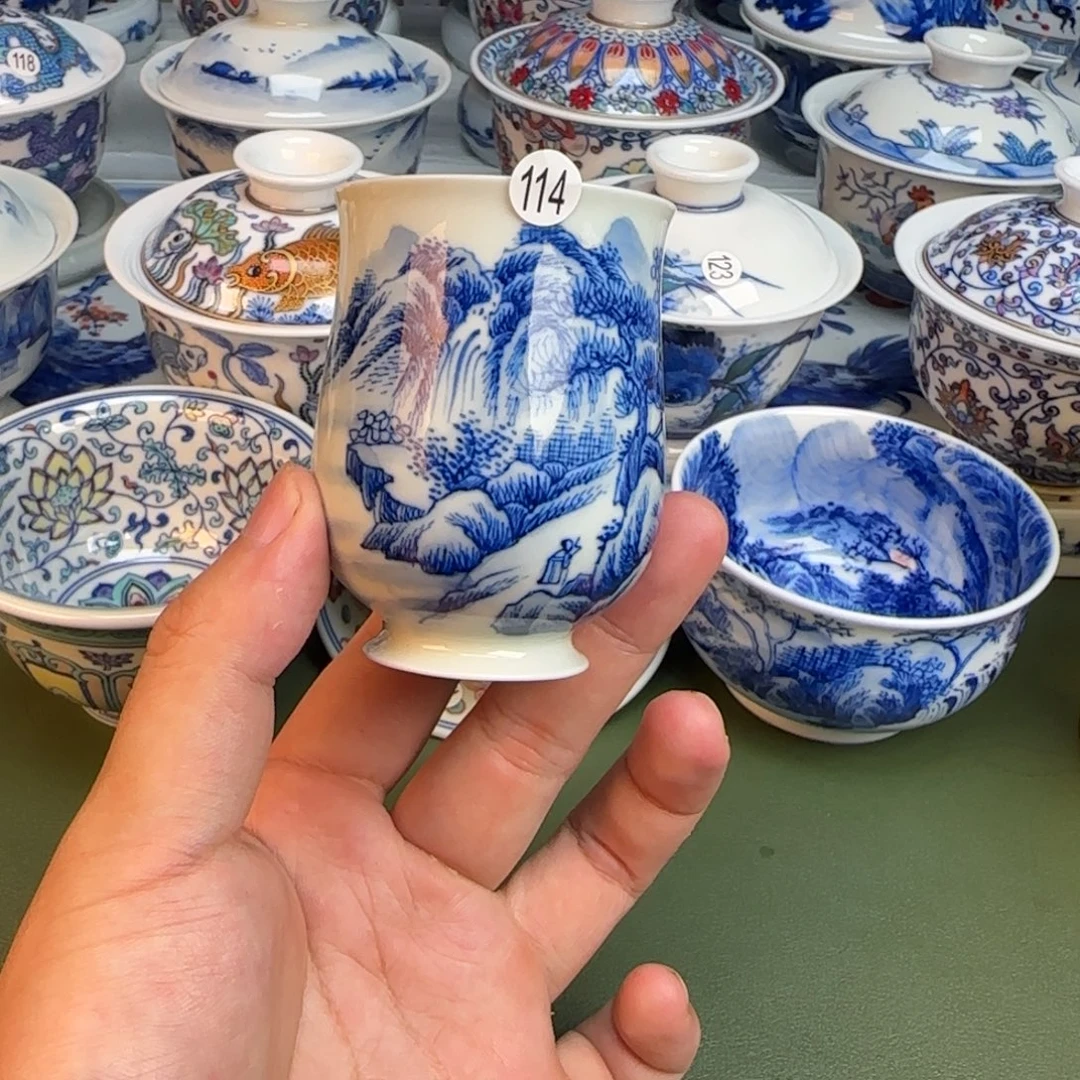 彦祖纯手工手绘茶具114
