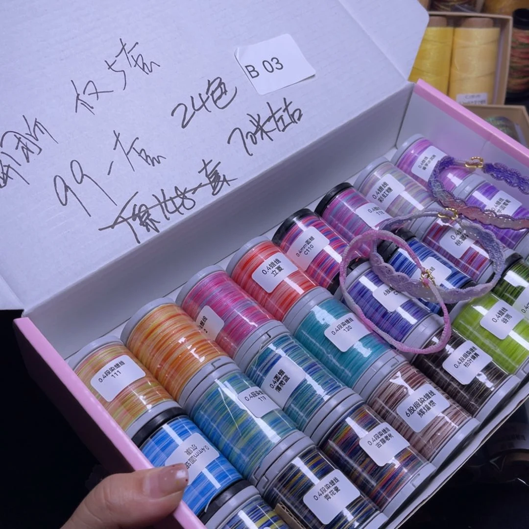 腈纶拼团价！！！？0.4圆蜡中卷24色套盒B03