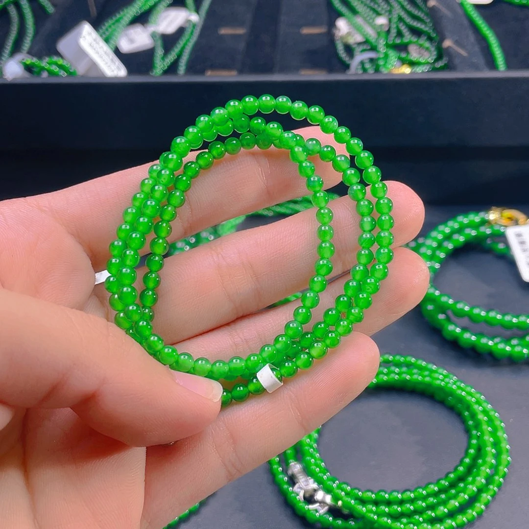 翡翠未镶嵌颈饰