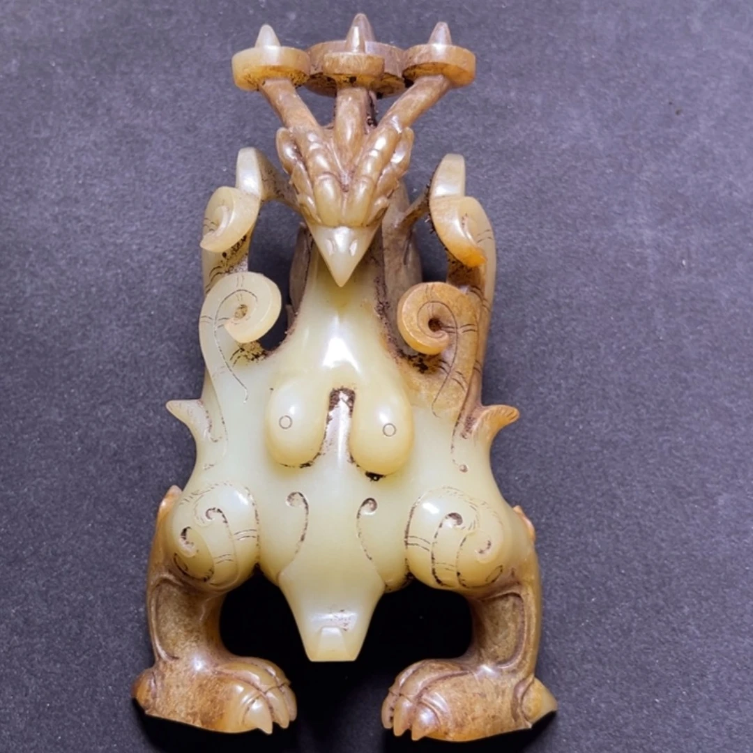 【闪购商品】和田玉未镶嵌挂件飞**光