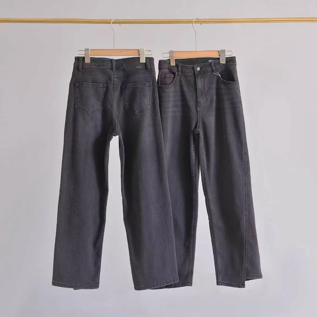 精品时尚高腰百搭弹力水洗牛仔裤-N20251