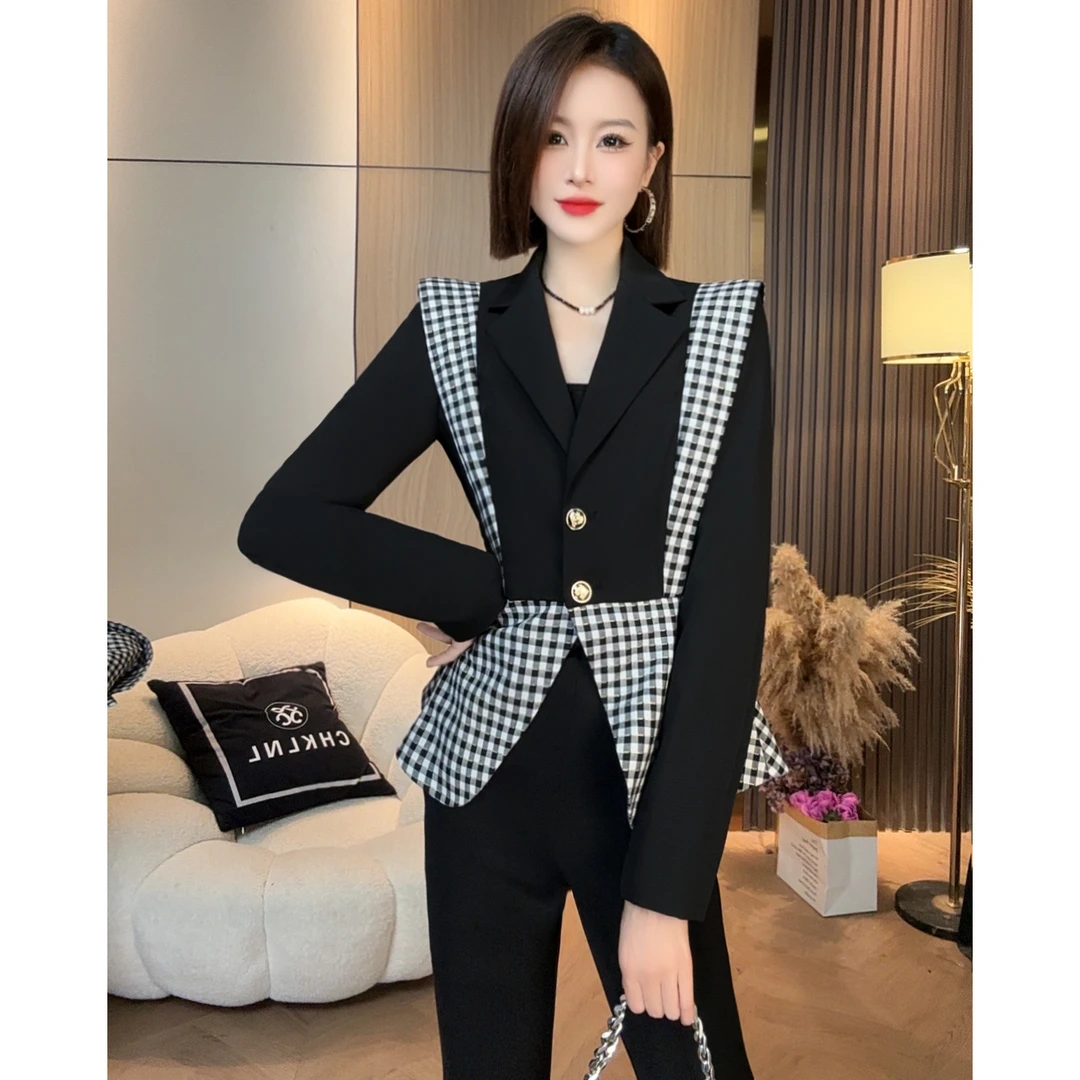 设计感轻奢夏季新款扣显瘦气质百搭洋气外套收腰时尚上衣 C5548