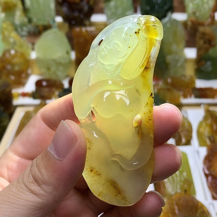 蛇纹石玉未镶嵌珠宝半成品