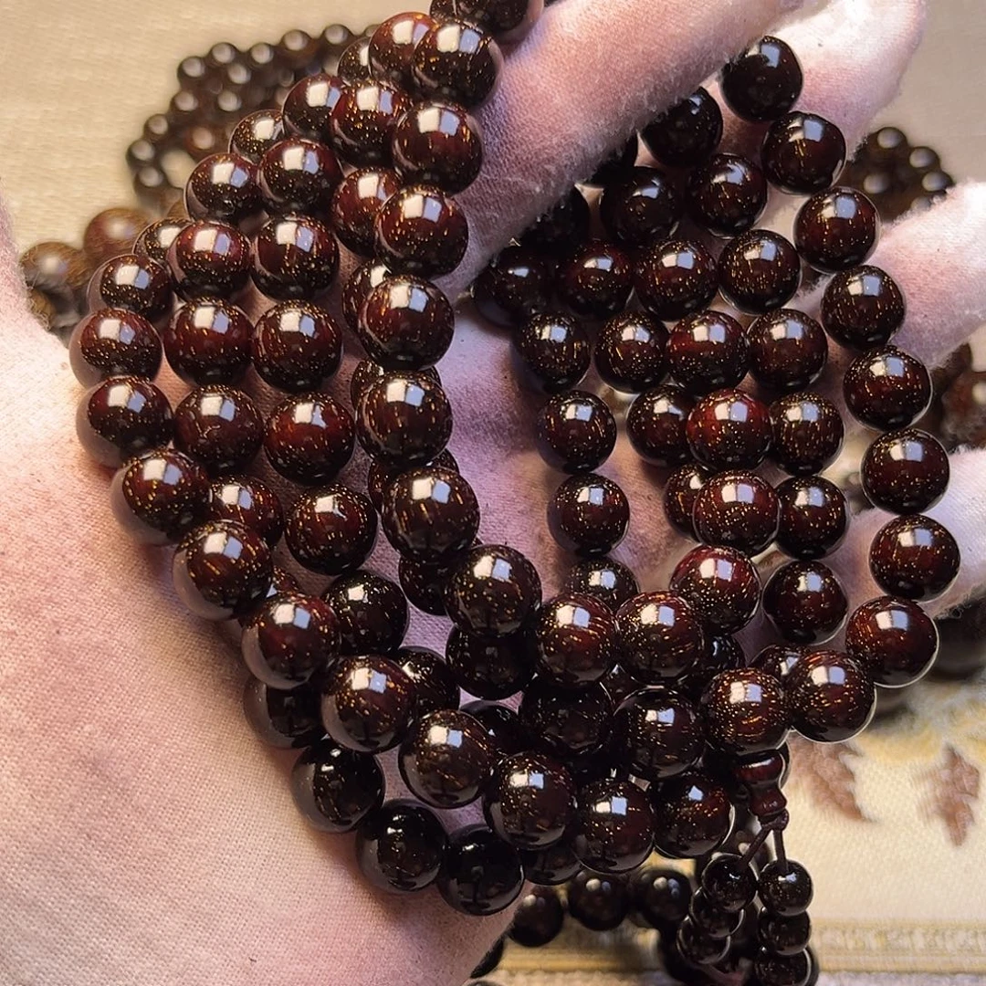 檀香紫檀（小叶紫檀）1.0 108颗满星