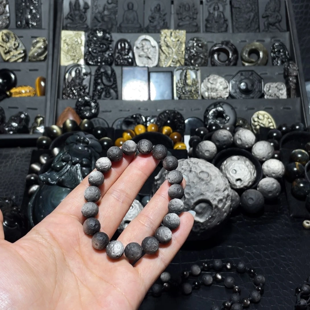 昕***昕黑曜岩未镶嵌珠宝奇石