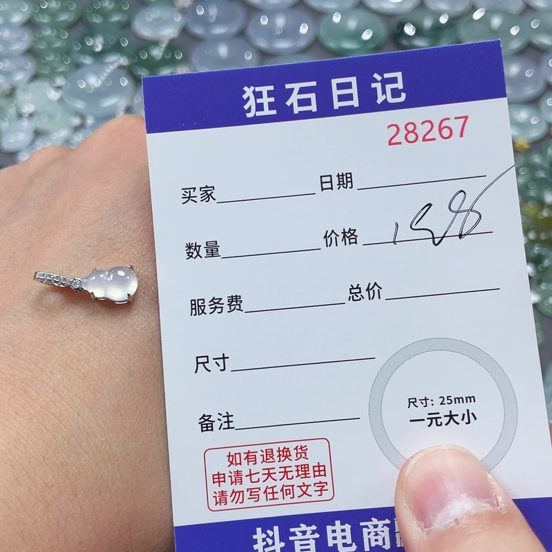 翡翠银S925镶嵌颈饰