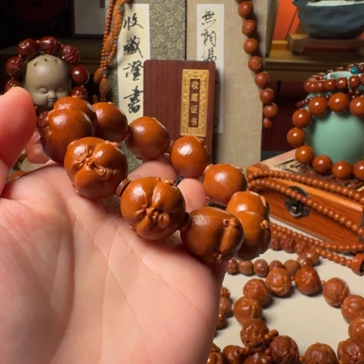 揪***咪橄榄核手串/手链手工百态