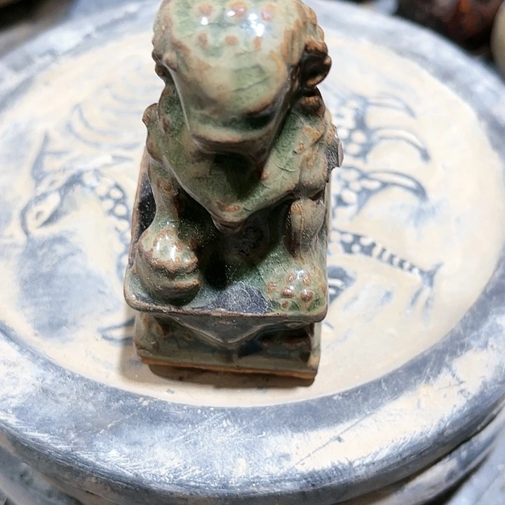 瓦当摆件 摆件茶桌茶台陶瓷