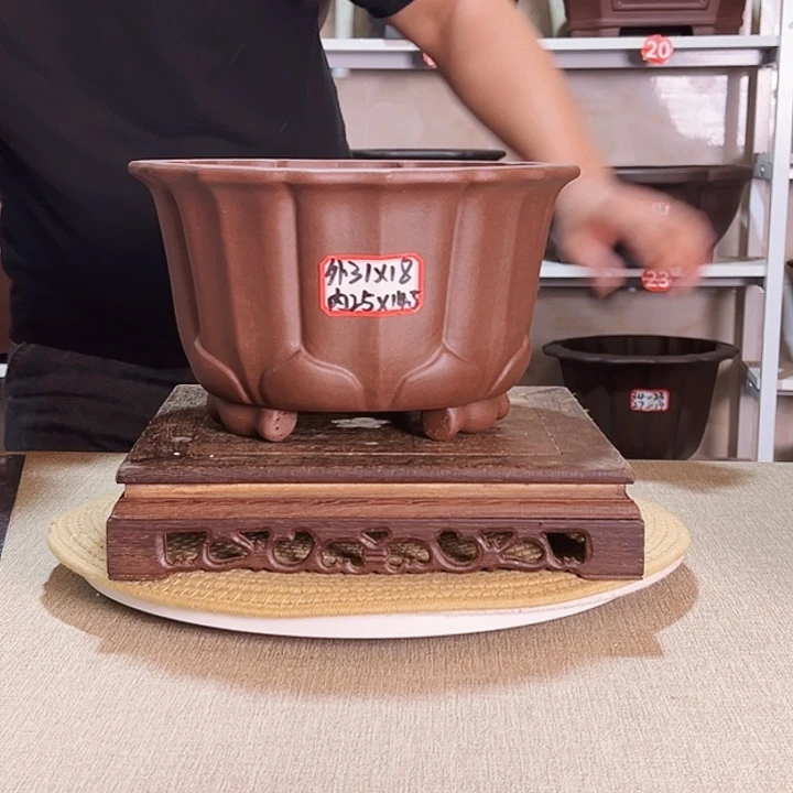 紫砂花盆紫砂花盆