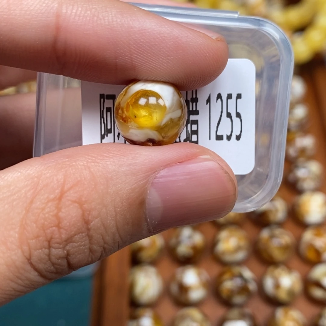 把件猴头核桃沁色圆珠老型1255