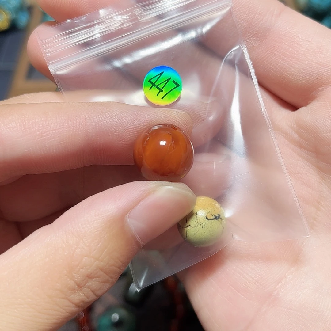 我***6未镶嵌圆珠桶珠老型手串！！玛瑙/玉髓
