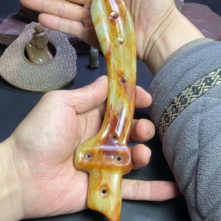 彤***和田玉未镶嵌挂件