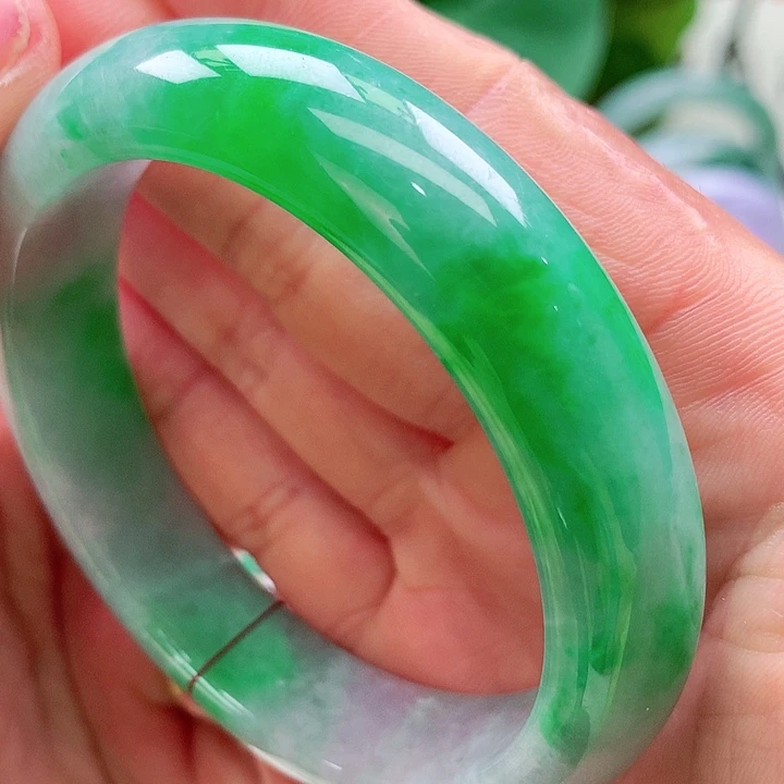 翡翠未镶嵌手镯天然翡翠手镯