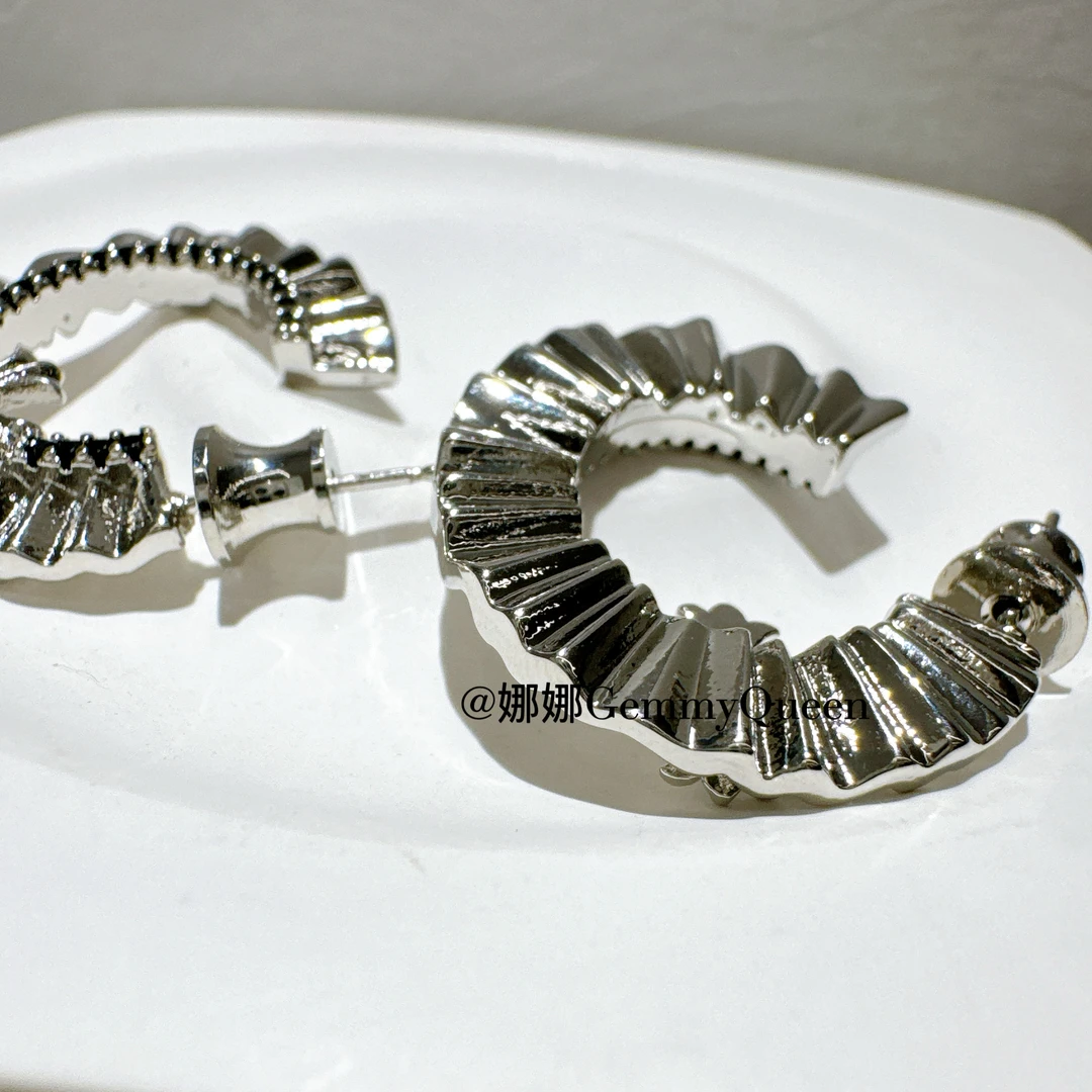 铜合金合成锆石耳饰 娜娜GemmyQueen耳环GQ06399