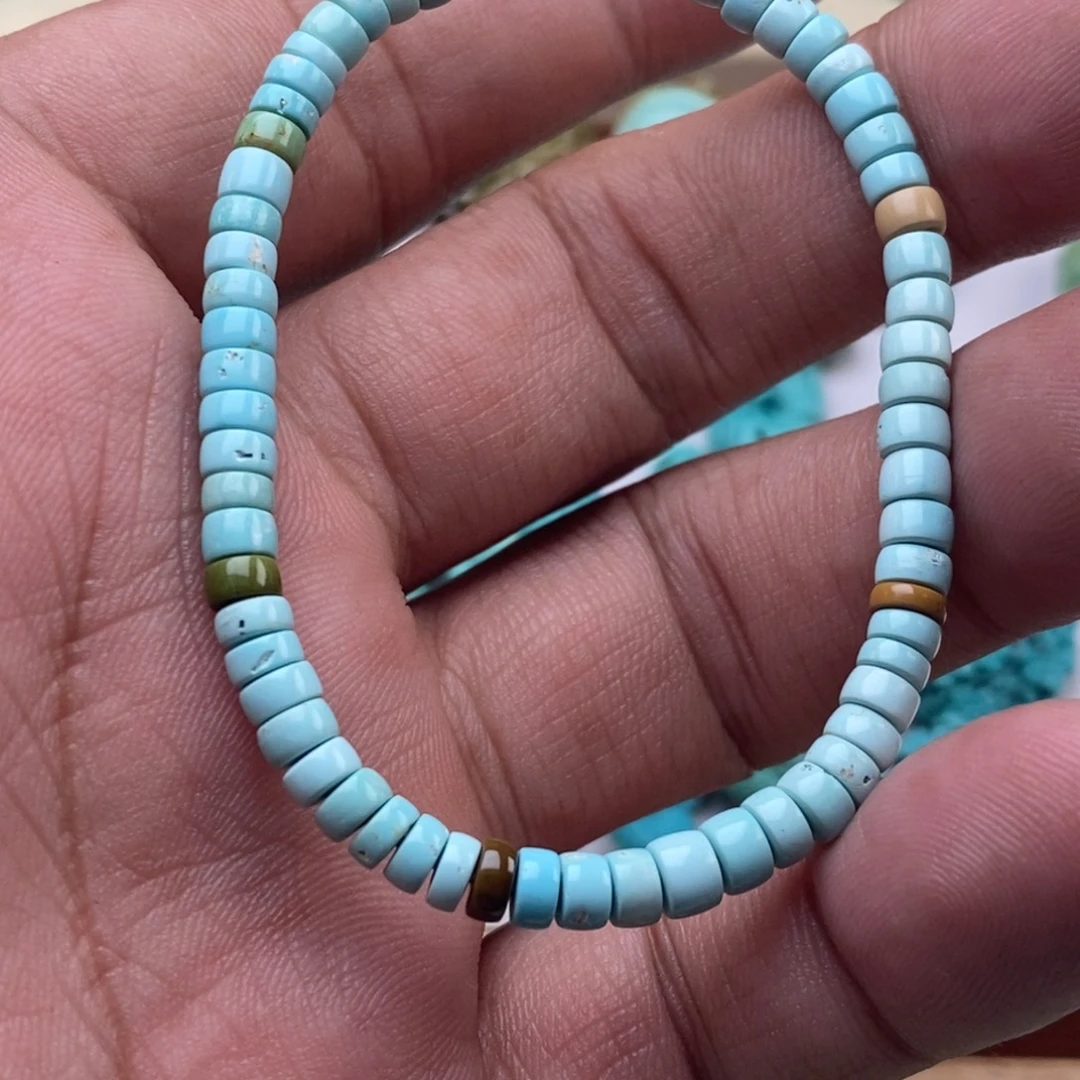 未镶嵌绿松石珠宝半成品