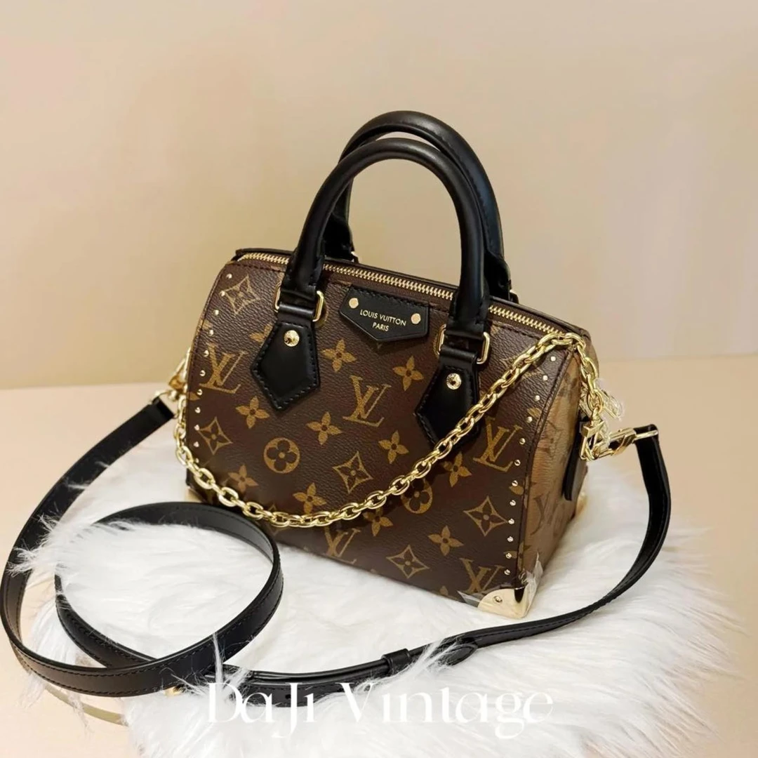 99新 LouisVuitton/路易威登 大吉中古/Lv路易威登老花speedy20 t