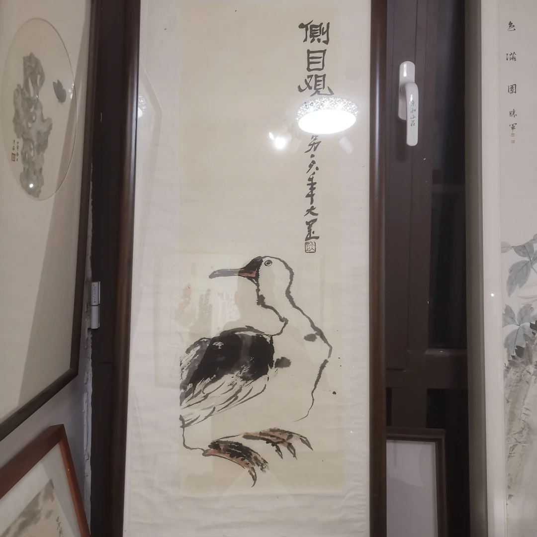 董罡大写意《大鹅》作品