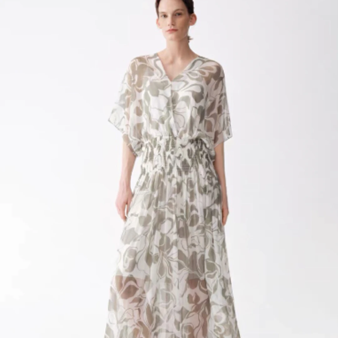 ED夏季新款印花两件套裙