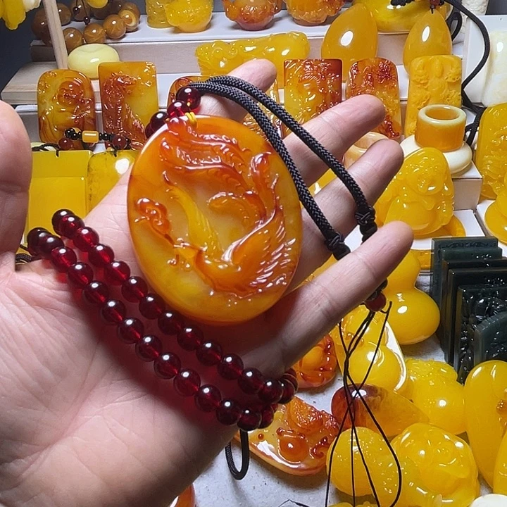 の***石飞天凤凰毛衣链 服饰配饰