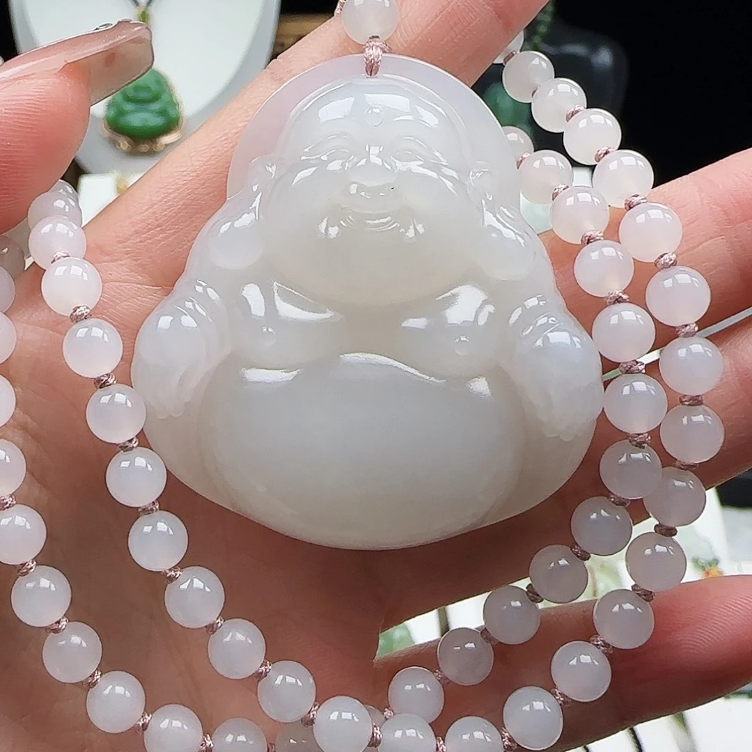 和田玉未镶嵌颈饰50