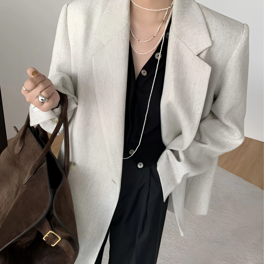 NO退换 【编码：920-960】秋冬休闲百搭极简气质女装外套大衣