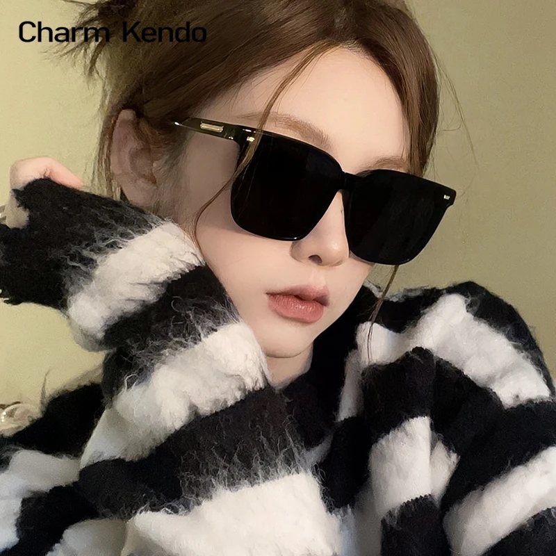 Charm Kendo墨镜2025新款复古时尚显脸小遮阳偏光眼镜开车太阳镜