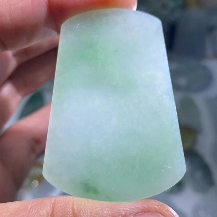 定制翡翠未镶嵌无事牌