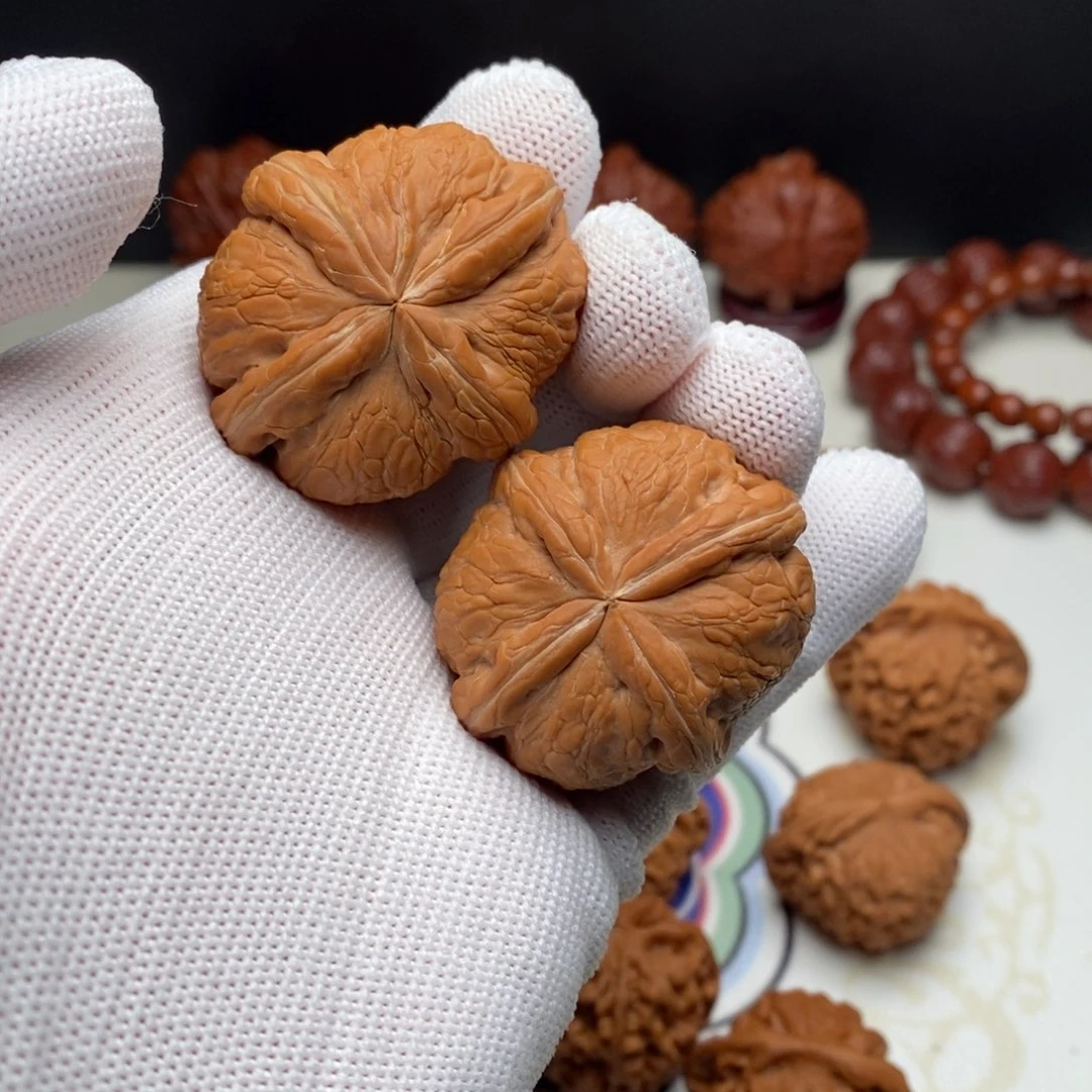 把件文玩核桃43全品元宝四棱