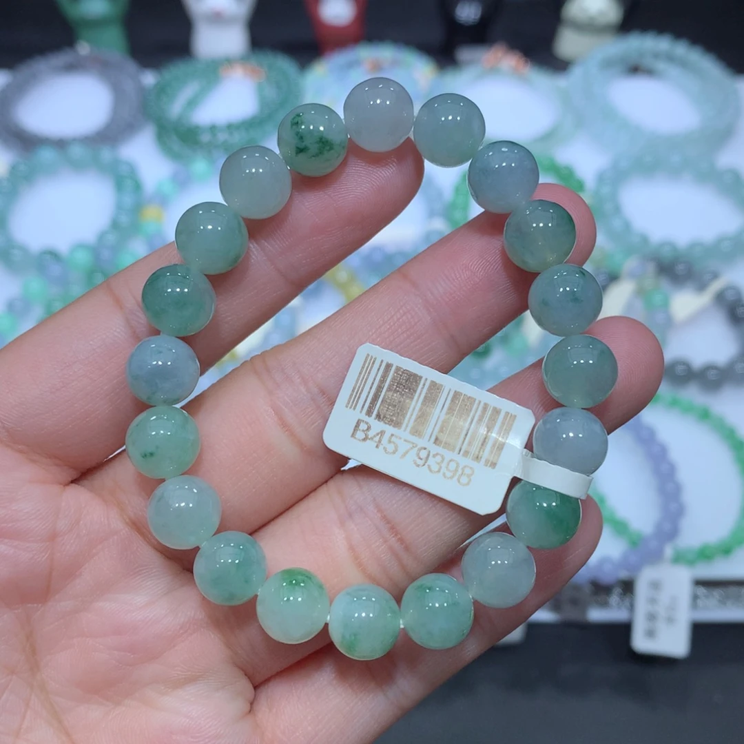 翡翠未镶嵌手串天然