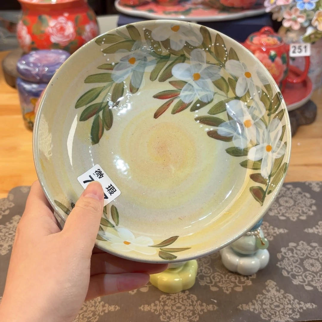 景德镇手绘高温釉下彩陶瓷茶具