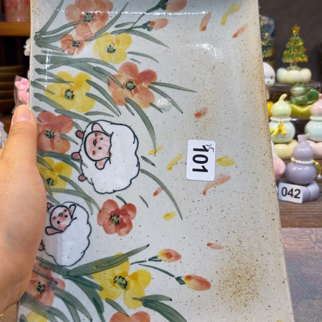 钟***意瓷片景德镇手工制作