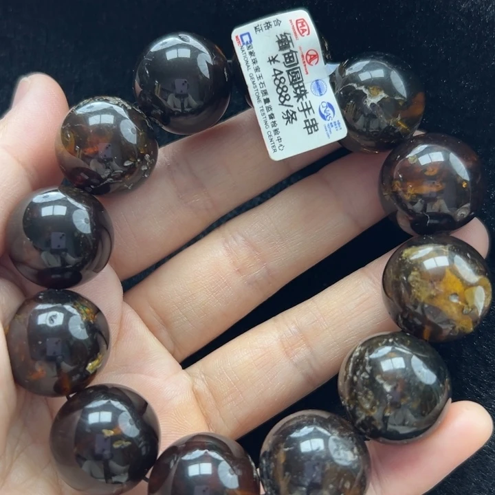 琥珀未镶嵌珠宝奇石