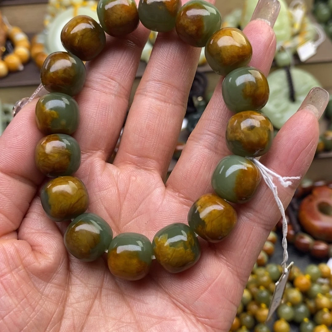 水***晶透闪石质玉未镶嵌手串