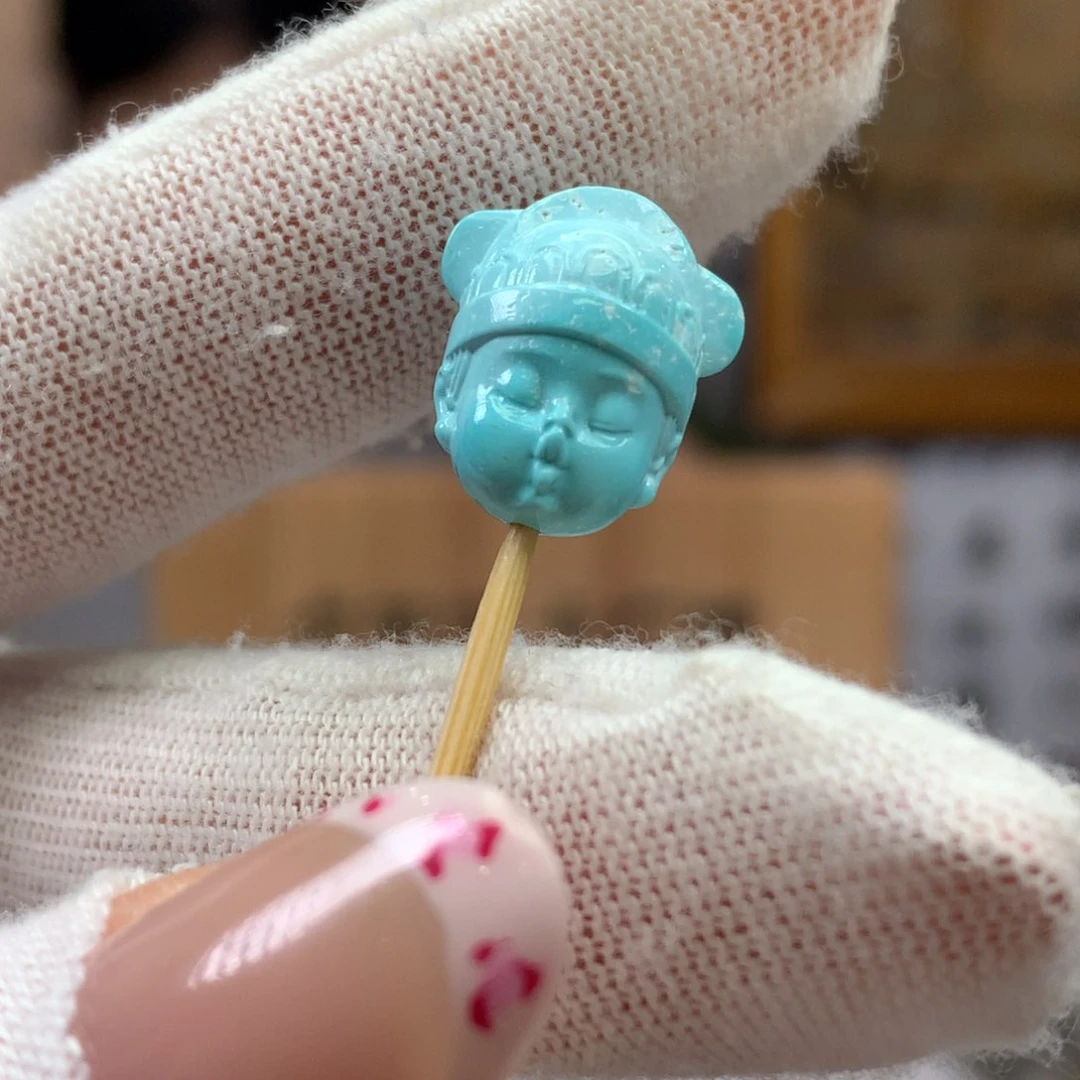 绿松石未镶嵌挂件