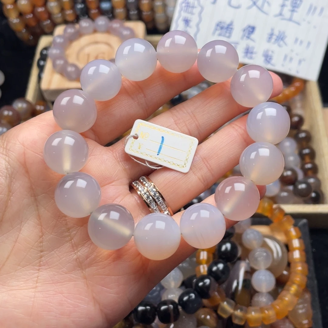 玛瑙/玉髓未镶嵌手链