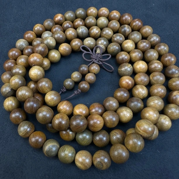 绿檀0.8/108多圈手串