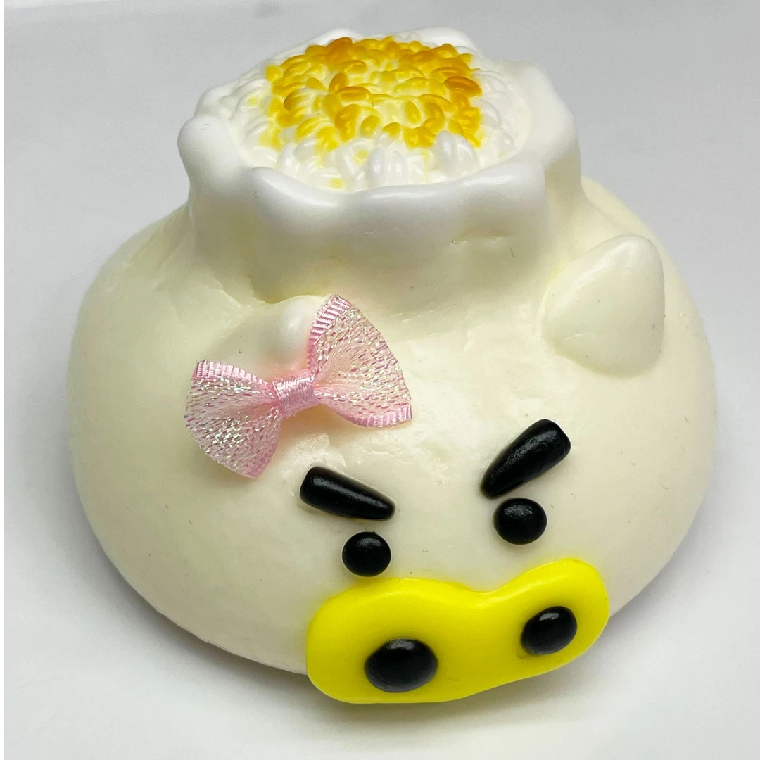 手工解压捏捏猪猪烧麦捏捏-食品级硅胶（默认微瑕）