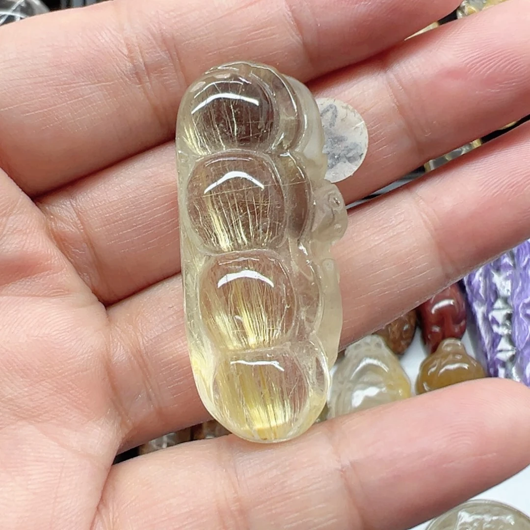 @***何颈饰未镶嵌水晶天然水晶