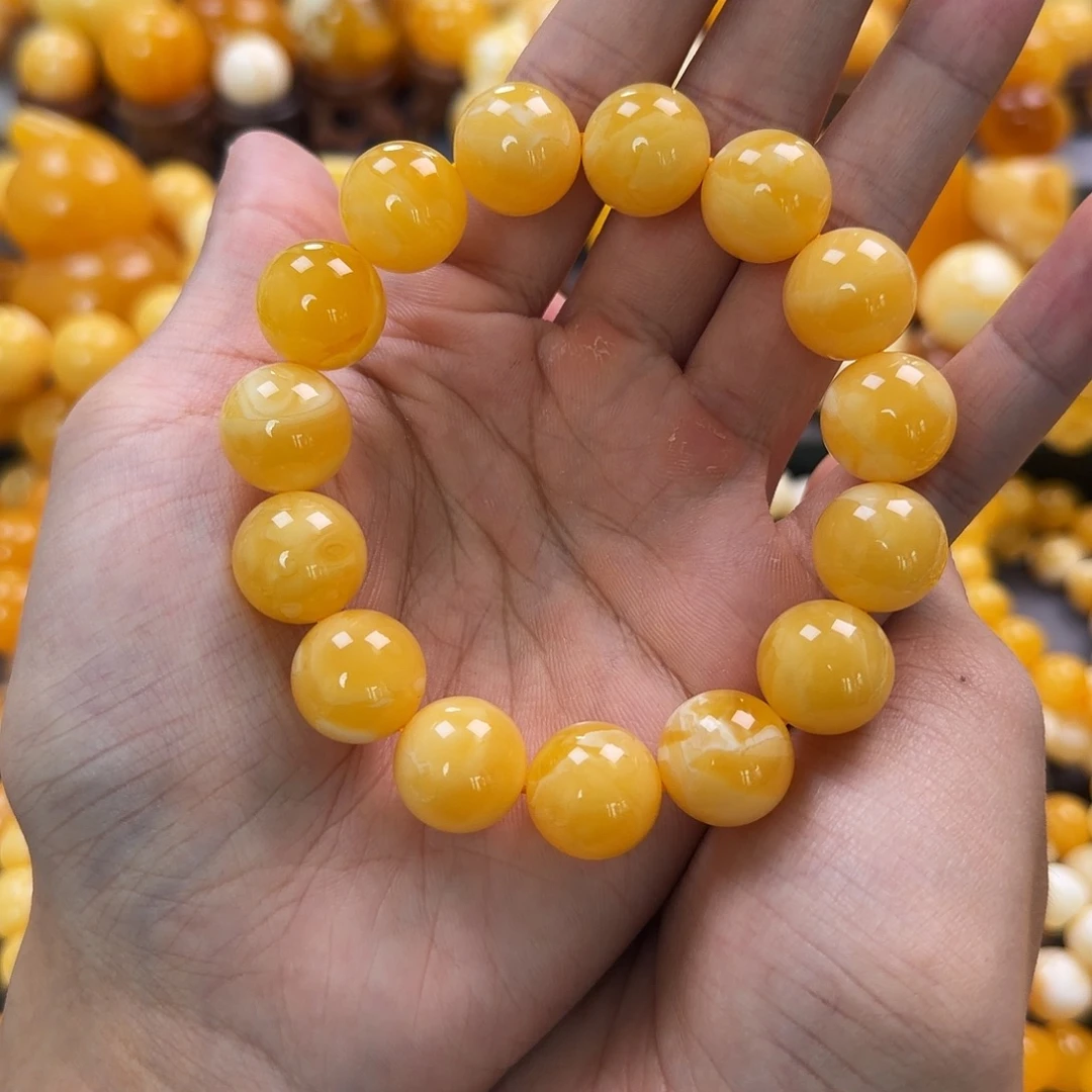 琥珀未镶嵌珠宝奇石15mm同料