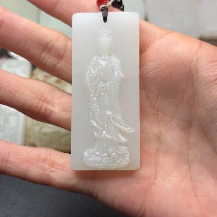 刚***和田玉未镶嵌挂件