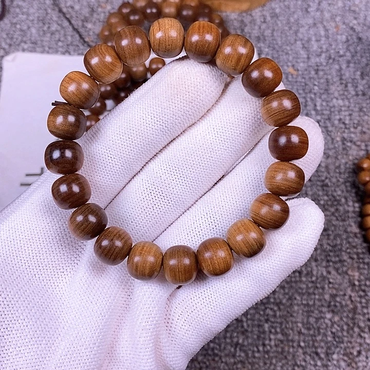 檀香木手串/手链老山檀黑肉满纹10/11沉水