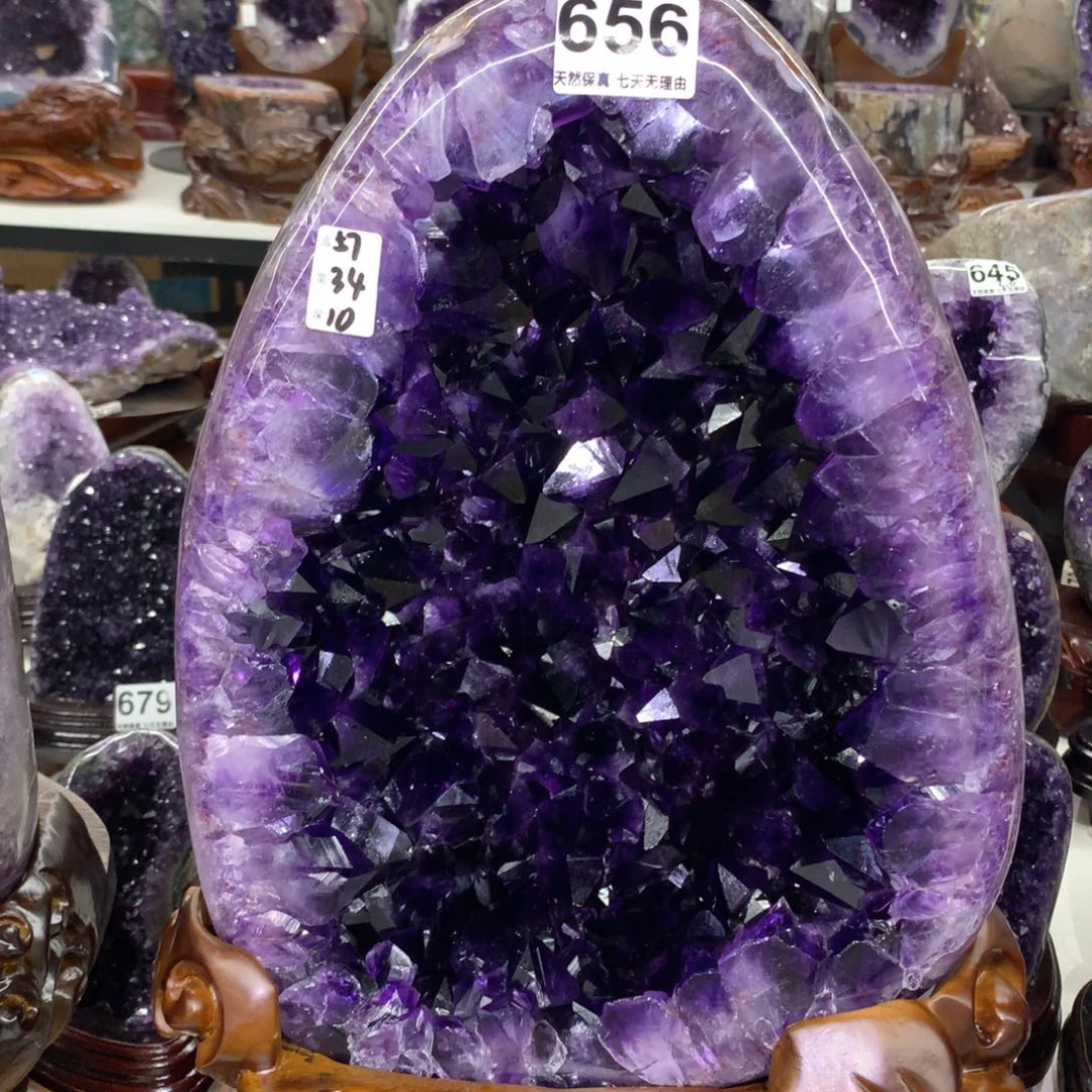 水晶摆件未镶嵌大牙抛皮龙蛋