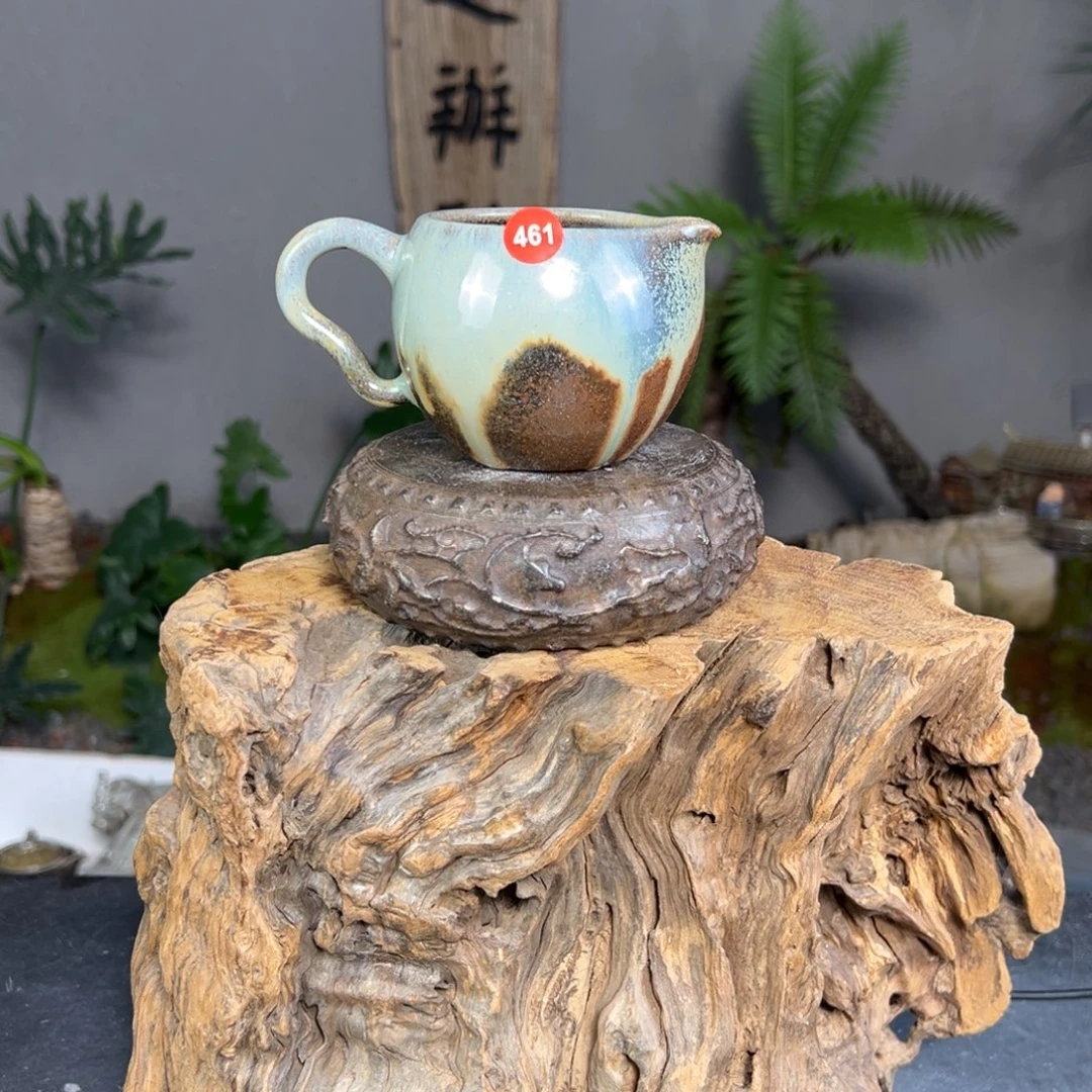杯461柴烧公杯自然落灰釉
