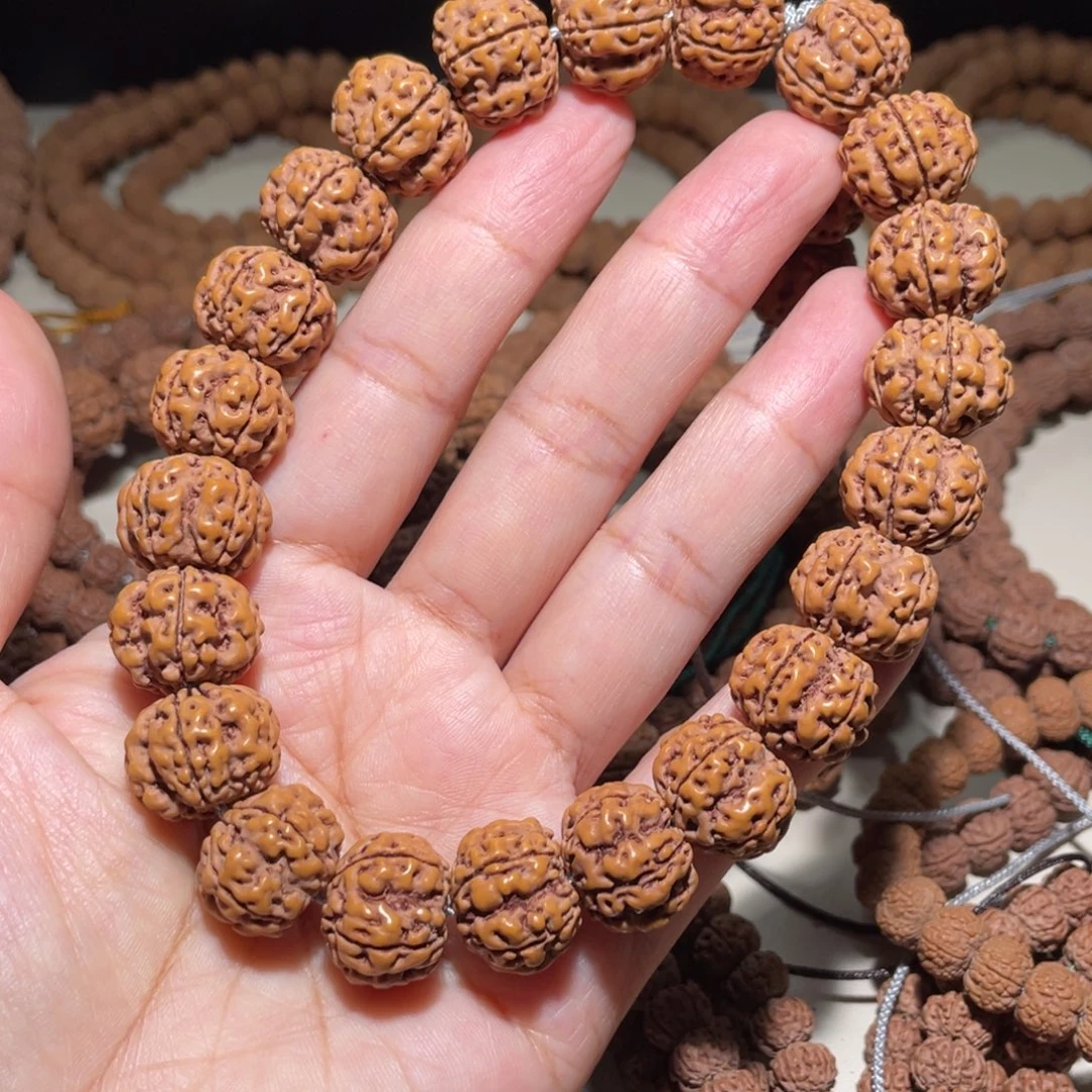 用***7金刚菩提吊坠帝王花手串15.8