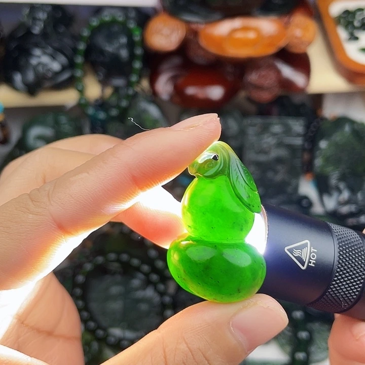 蛇纹石玉未镶嵌手串泰山玉福禄