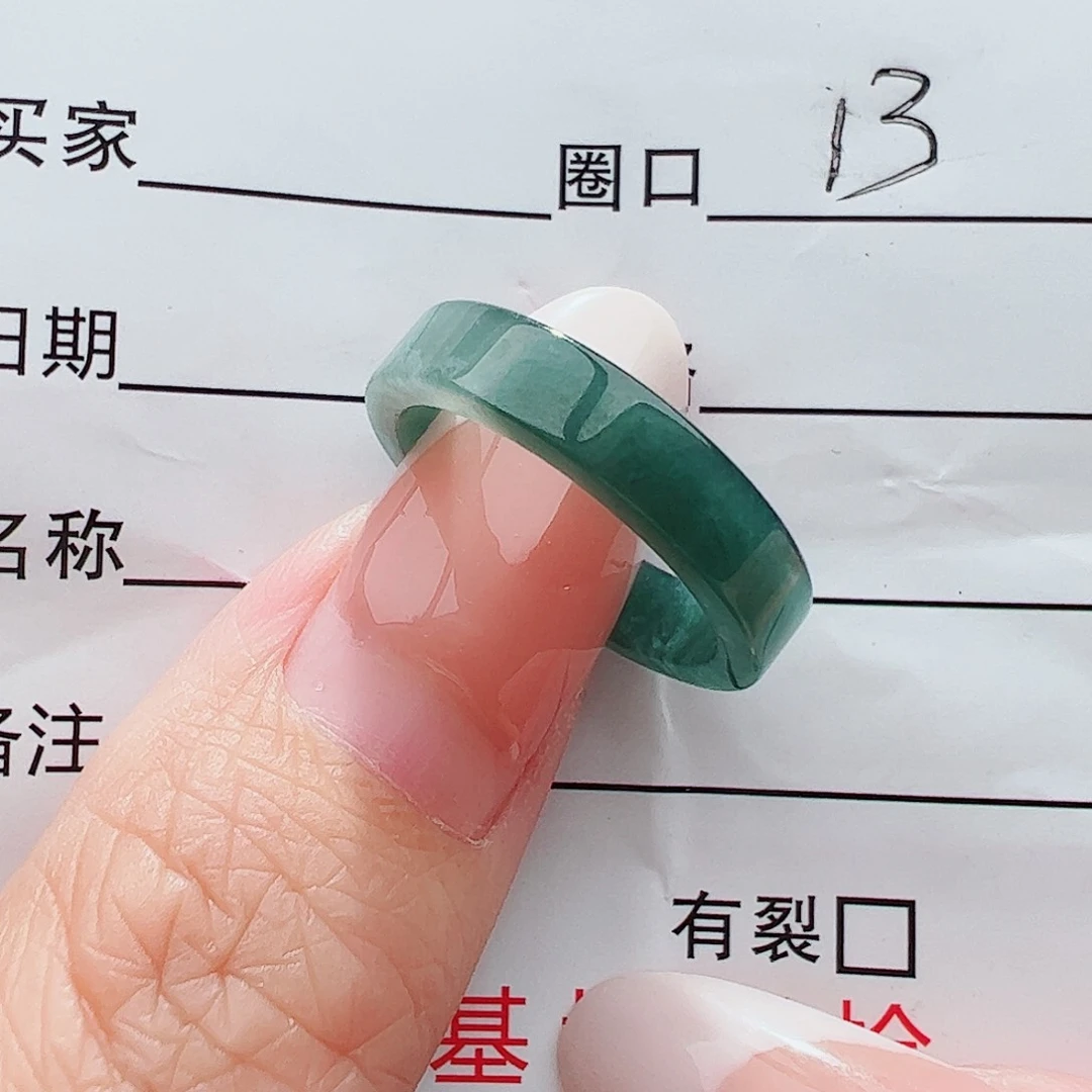 未镶嵌戒圈翡翠翡翠