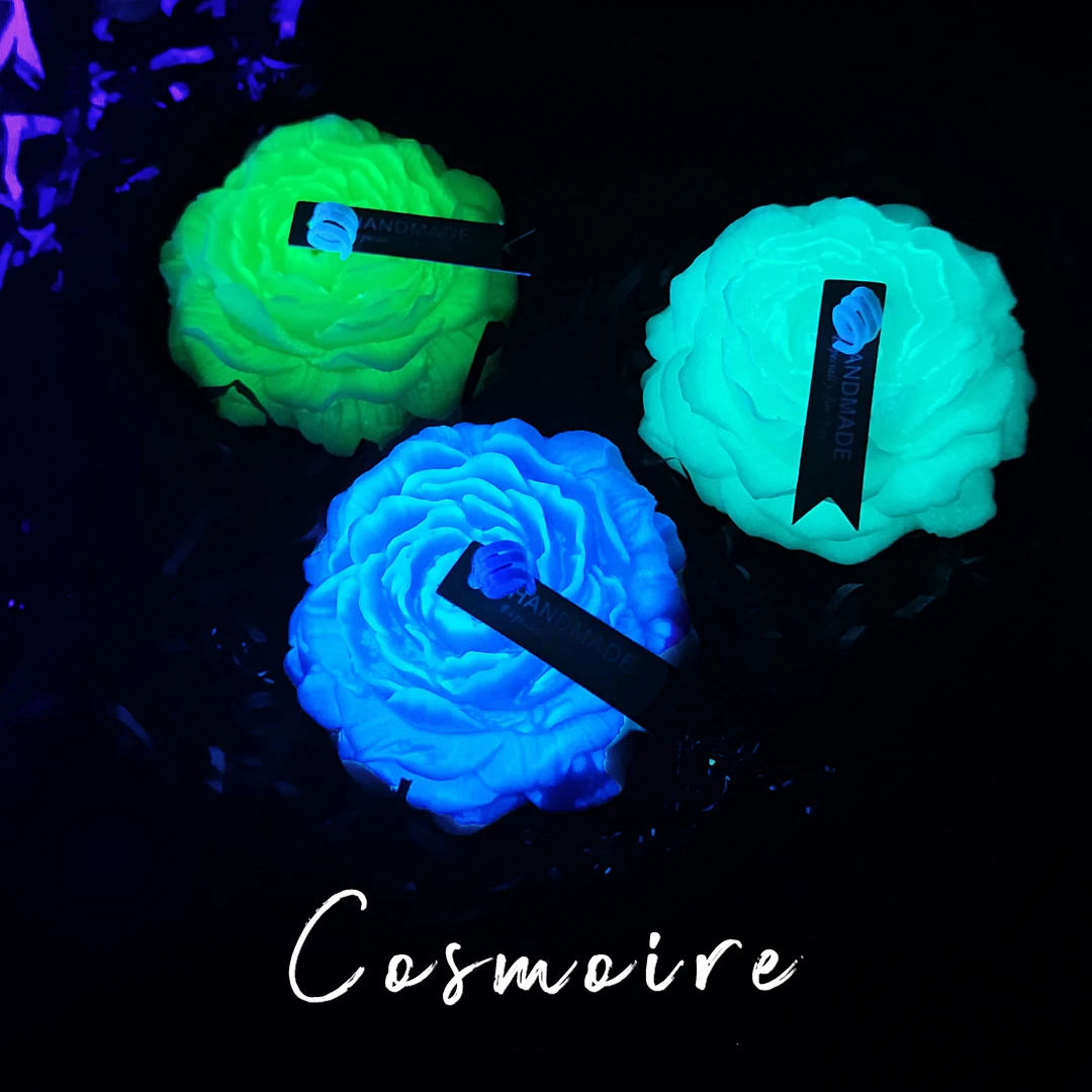 【烛宙漫想】夜光牡丹花低温香薰蜡烛摆件拍照氛围小众礼物