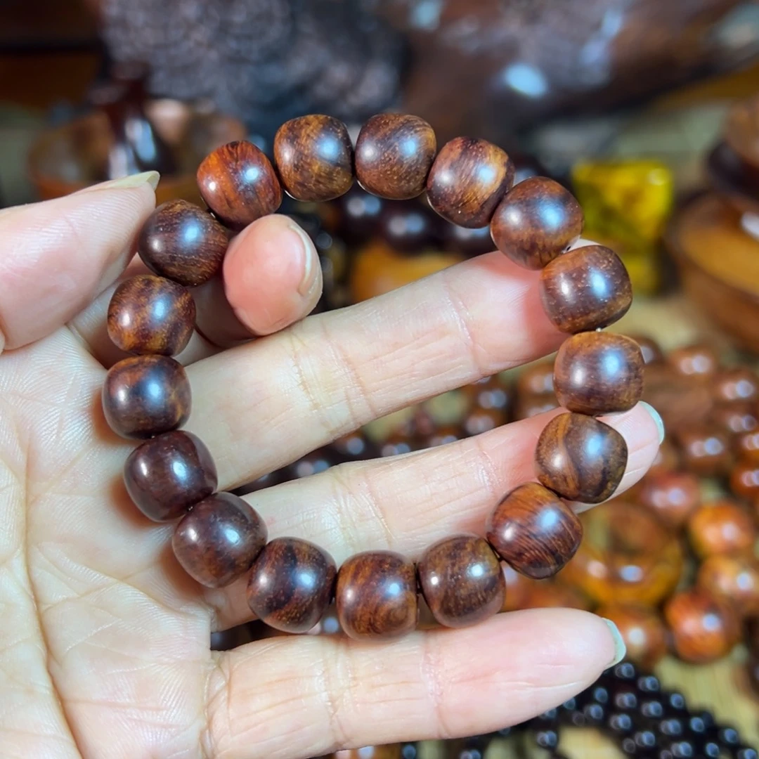 黄花梨/降香黄檀海南黄花梨老型珠尺寸11*13