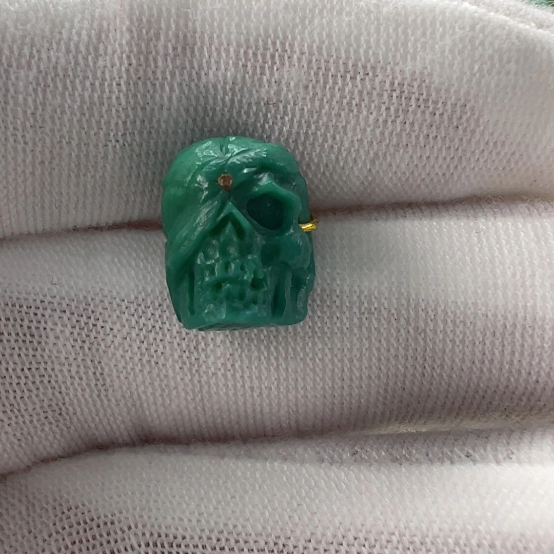 未镶嵌绿松石骷髅 10.7mm