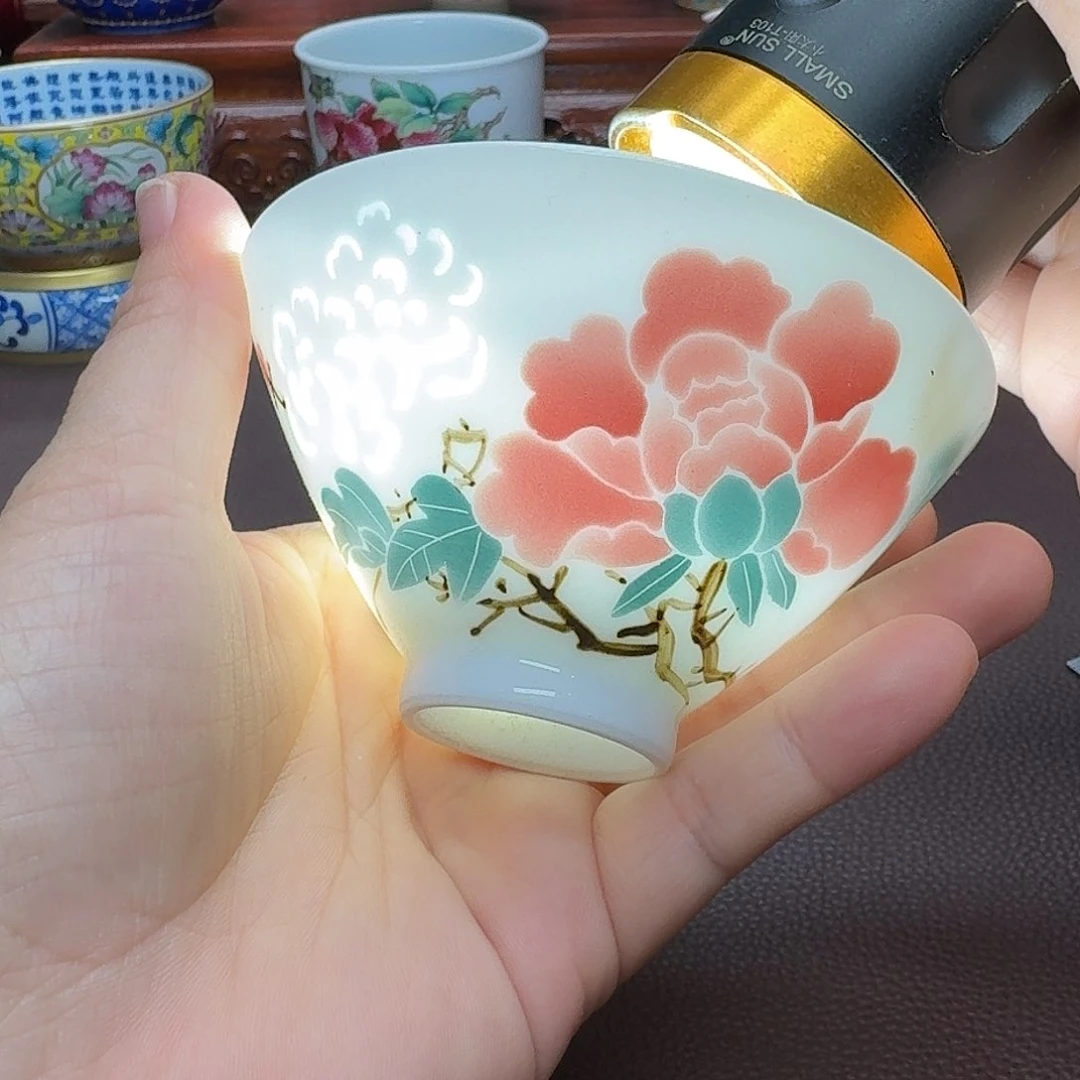 瓷片景德镇仿古手工制作精品展示